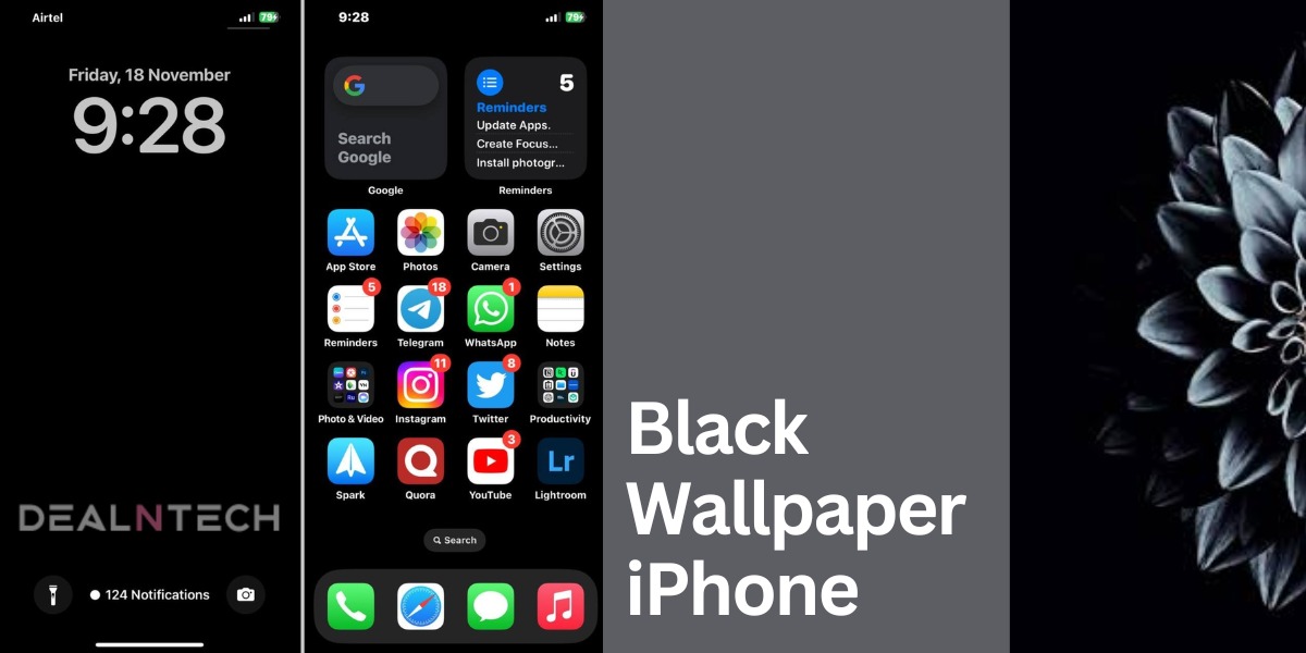 Black Wallpaper iPhone