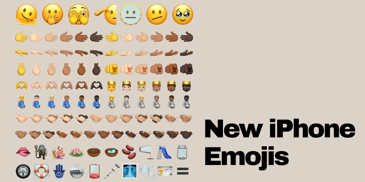 New iPhone Emojis