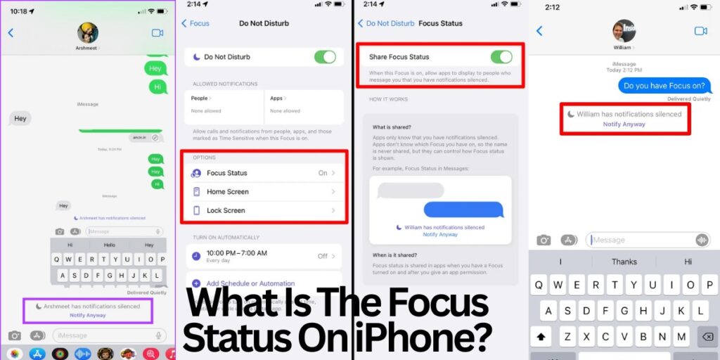 What Is The Focus Status On iPhone?